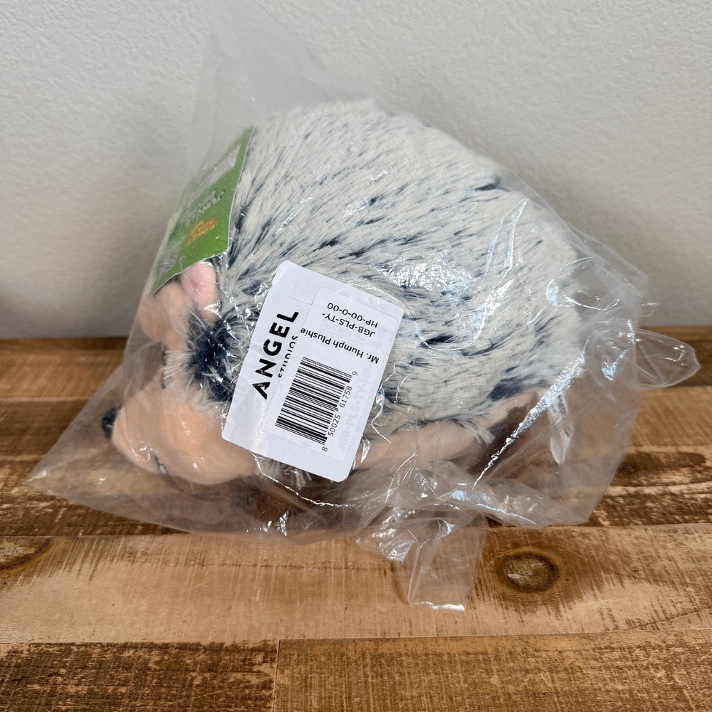 Angel Studios Jungle Beat Mr Humph Hedgehog Plushie Stuffed Toy Gray NWT